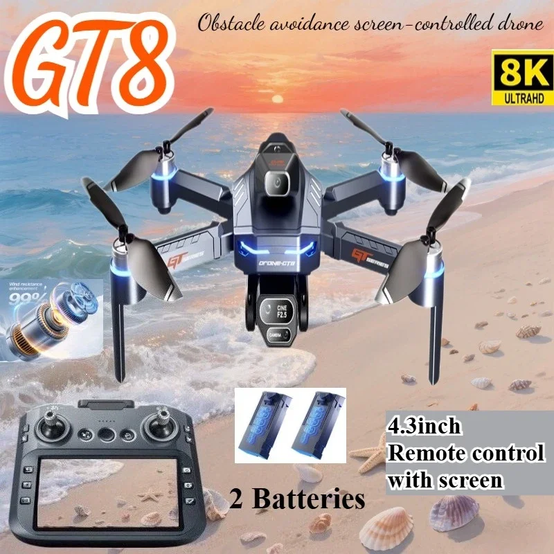 Drone Top Rc - Drohne 4K HD GT8 Kamera Hindernisvermeidung