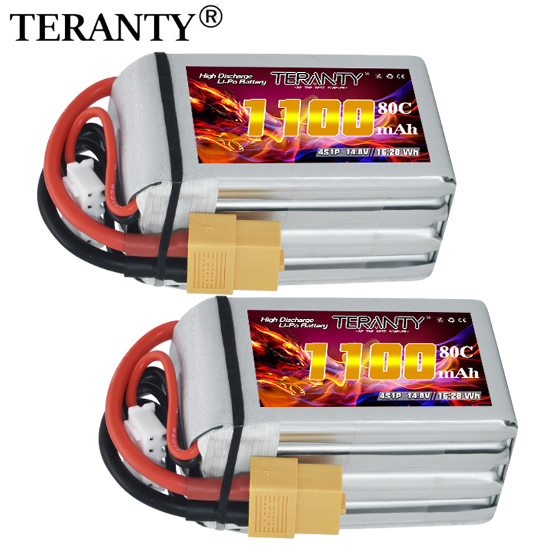 Drone Rc Leading - TERANTY 4S 1100mAh 80C/160C Lipo-Akku für
