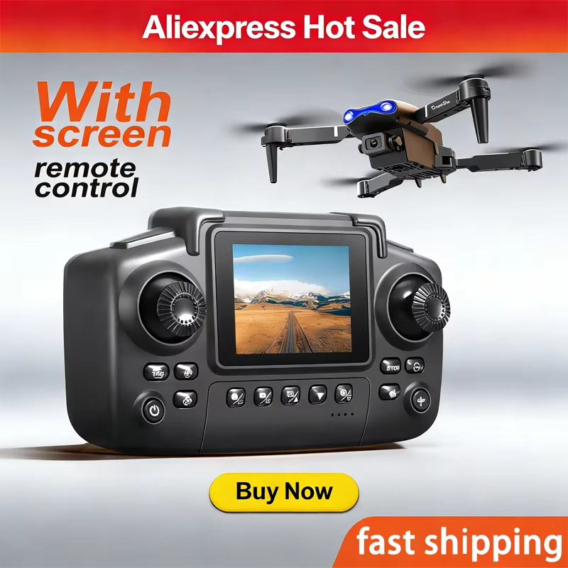 Drone Top Rc - 2026 Professionelle 6K-Weitwinkel-Drohne E88 mit Bildschirm,