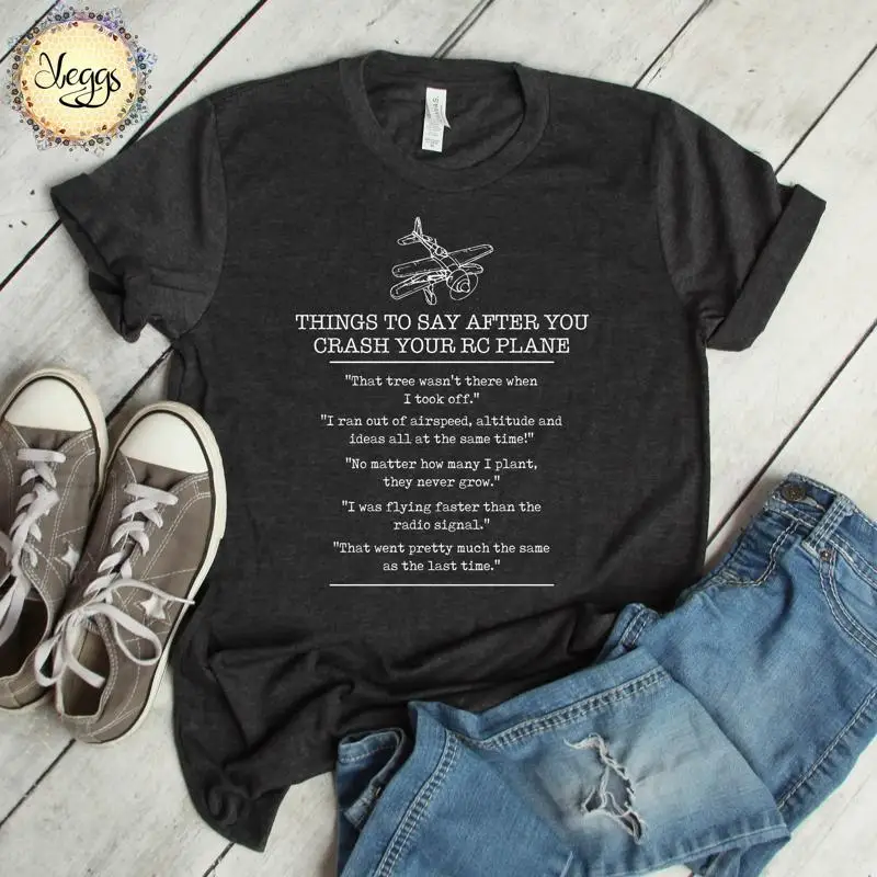 Drone Top Rc - Lustiges RC-Flugzeug T-Shirt Nerd Geek S