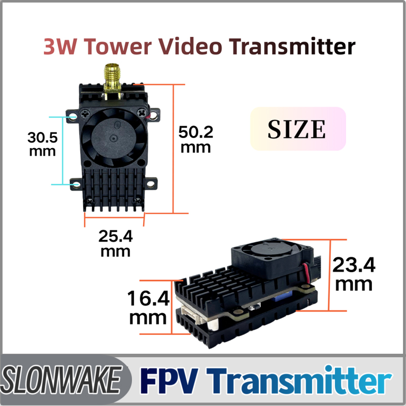 Drone Rc Remote - SLONWAKE 5,8G 3000mW Simulation VTX FPV