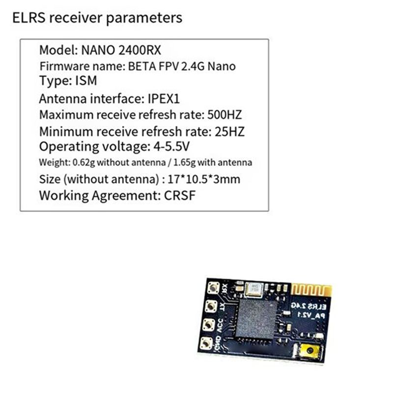 Fpv Antenna Receiver - CYGJ-10PCS ELRS 2,4GHz Empfänger NANO Expresslrs