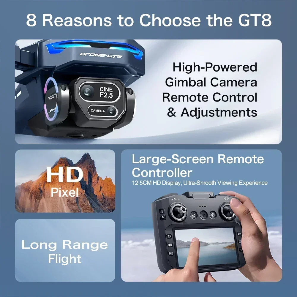 Drohne 4K HD GT8 Kamera Hinder – Drone Top Rc Bewertung und Preis
