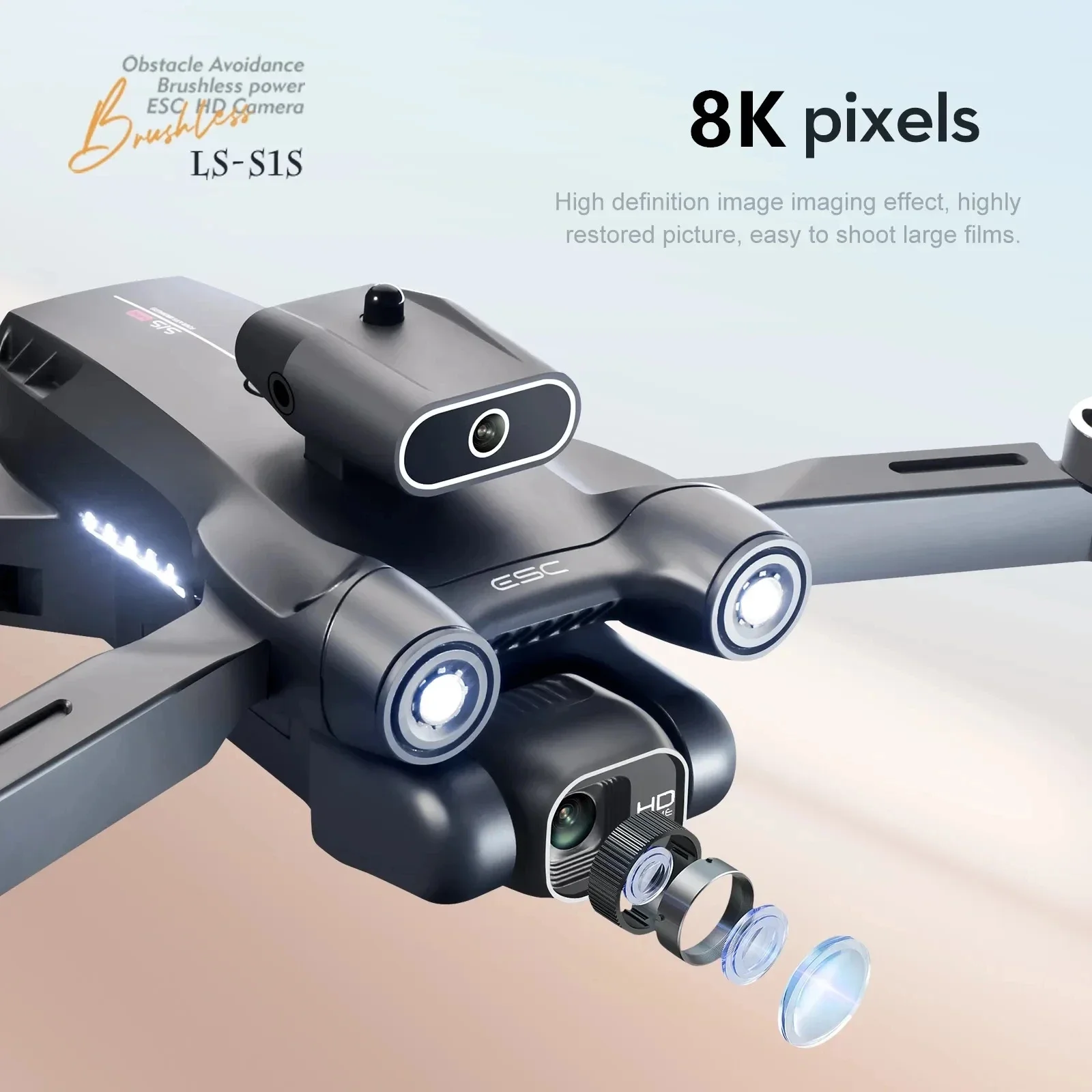 Neue s1s 5g gps drohnen kamera – Gps Module Drone Bewertung und Preis