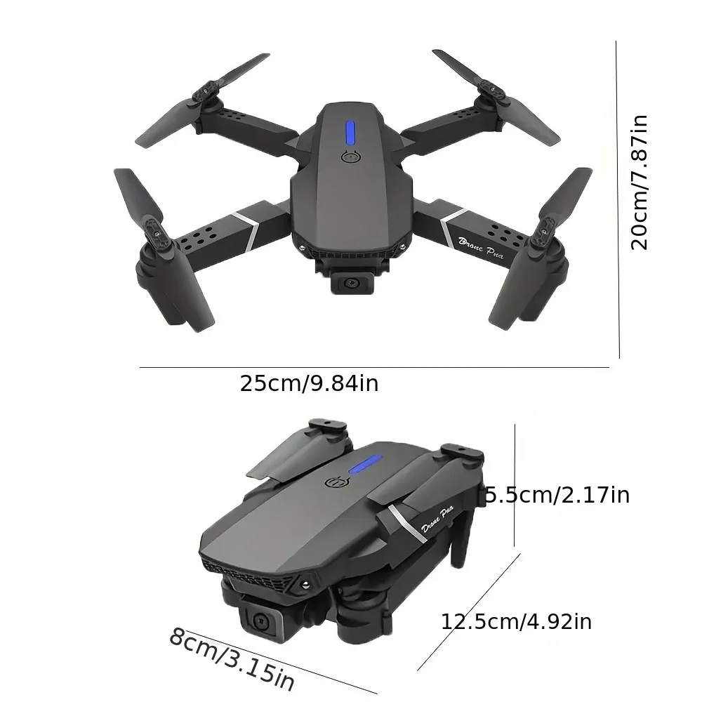 Professionelle Drohne E88 4K W – Drone Top Rc Bewertung und Preis