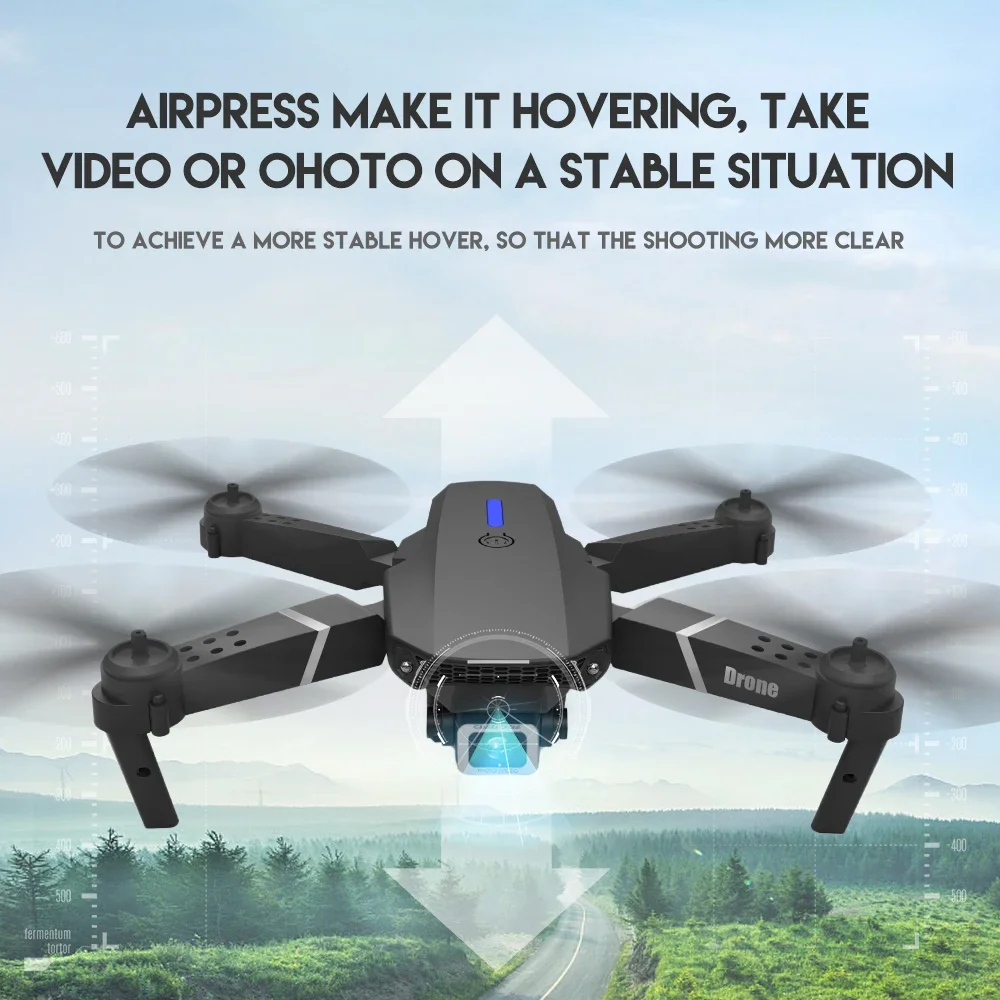Professionelle Drohne E88 4K W – Drone Top Rc Bewertung und Preis