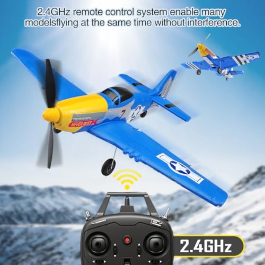 P51D RC Flugzeug 4CH 2,4GHz RT – Drone Top Rc Bewertung und Preis